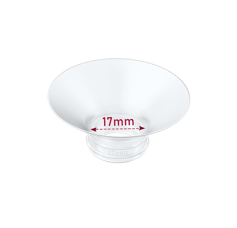 Ersatzteile für Milchpumpen: M5 Schnabelventil, Silikondiaphragma, 24mm doppelwandiger Flansch