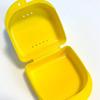 Colorful Plastic Denture Retainer Case With Ventilation Holes Durable For Daily Use Travel Mouthguard Storage