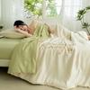 Summer Ice Silk Summer Cool Quilt Set of Four, Machine Washable, Water Washable, Breathable In Summer