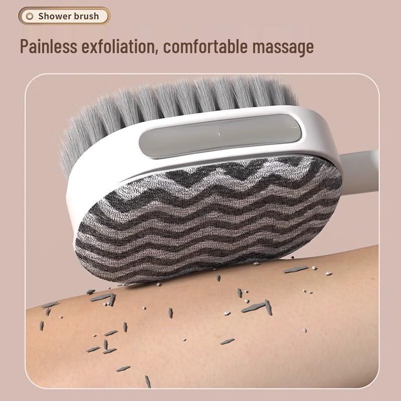 Long Handle Soft Bristle Back Scrubber