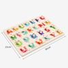 Montessori Wooden Hand Grab Boards Tangram Jigsaw Baby Educational Cartoon Vehicle Animals Fruits 3D Puzzles Early Education
