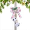 Bells Christmas Decor Bow Jingle Bells Holiday Decor Party Supplies Home Decorations For Porch Window Wall Fireplace Living Room