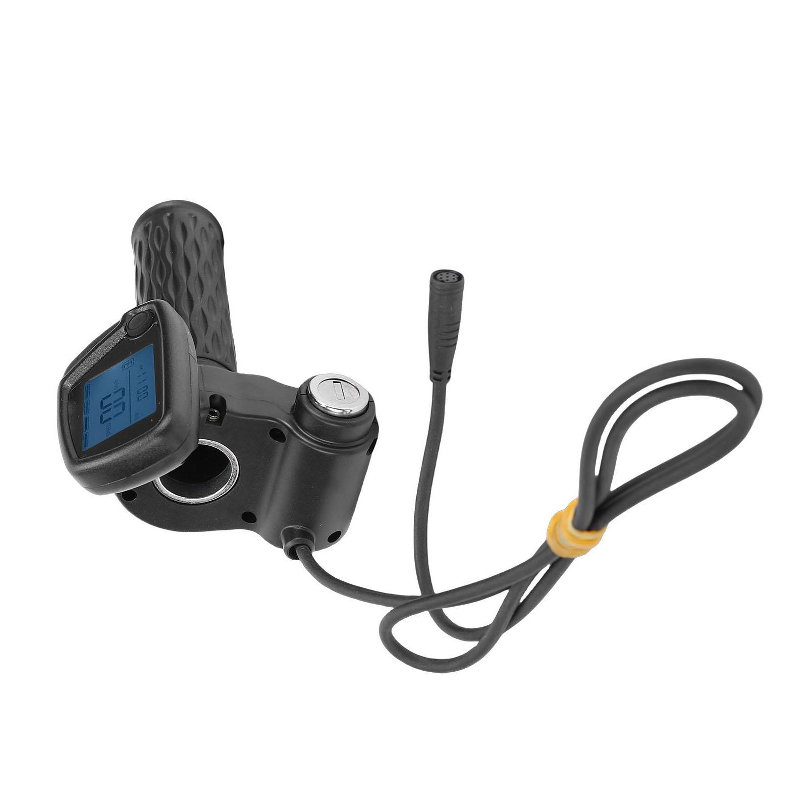 Ручка газа со встроенным дисплеем, 48 В   Ручка газа с ЖК-экраном Замена для   01 и     01 Электропитбайков Ручка газа с дисплеем