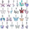Original Charms Copper Butterfly Pendant Dragonfly Flowers Bead For Women Necklace Diy Bracelet Fine Jewellery Gift