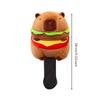 Club Head Cover Soft Guinea Driver Headcover Cute for Golfers Hamburger Pig