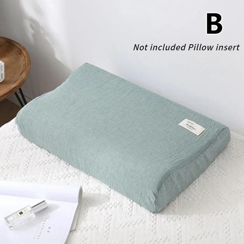 

Наволочка из хлопка и латекса 30x50 см для дома, спальни, сна, моющаяся, наволочка с эффектом памяти 30x50cm зелёный