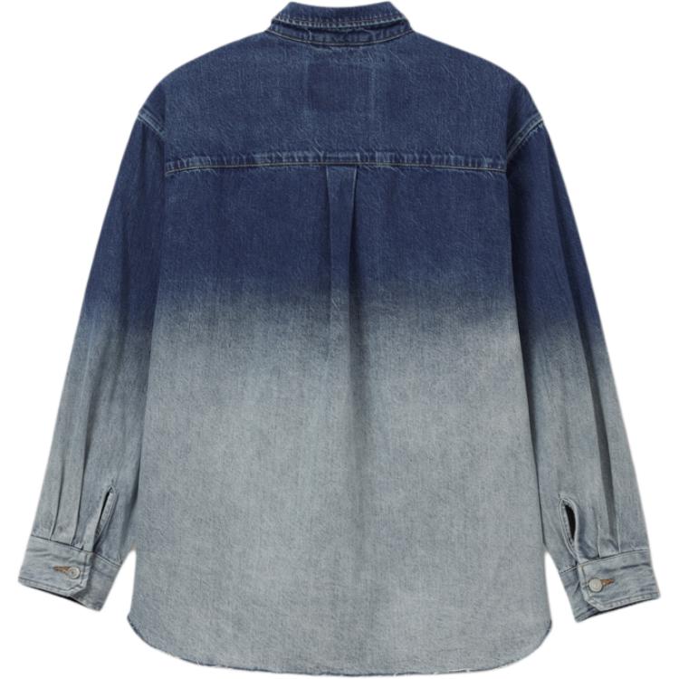 Levis Denim Wanderer Series FW24 Loose Fit Long Sleeve Denim Jacket Men Jackets Blue-Gradient 0017C-0000