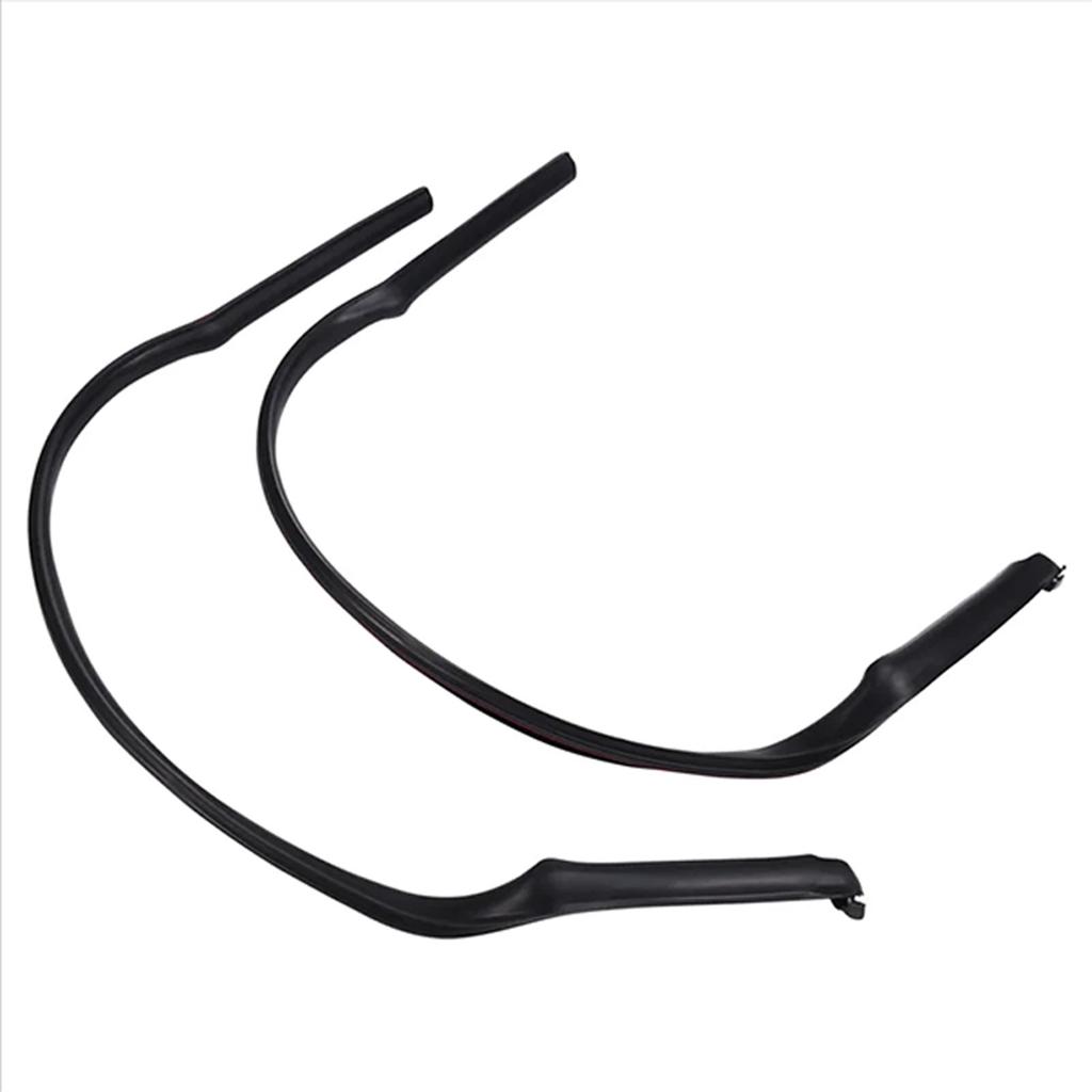 2pcs Vehicle Door Protector Seal For X5M F15 Models Weatherproof Sound Insulation Black Plastic 51767318509 51767318510