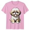 Cute Shih Tzu Dog TShirt Shih Tzu Dogs Birthday Gift For Him And Her