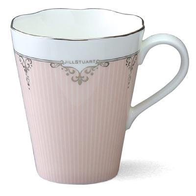 JILL STUART Mug, 300cc, Pink Stripe, Stylish and Cute, Perfect for Weddings and Gifts, Gift Boxed, 52428-2856