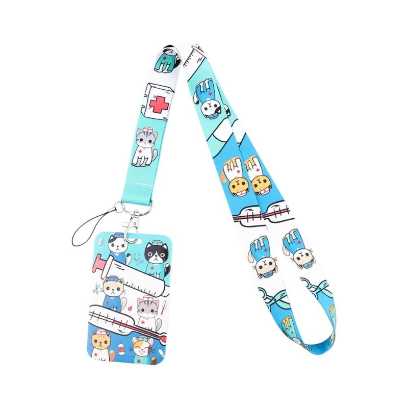 Hanging Neck Strap Phone Lanyard With Card Slot Badge Holder Keyring Accessories Unique Friend Gift