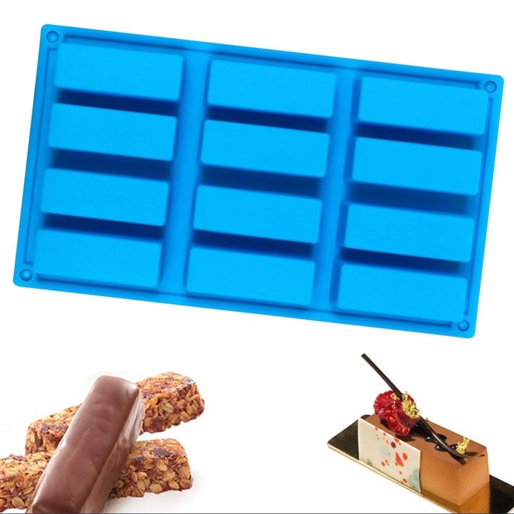 DIY Silicone Candy Molds Rectangle Butter Mold Reusable Silicone Ice Cube Tray  Birthday Gifts