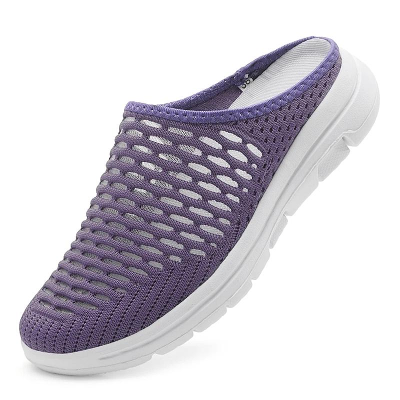 Mesh Women Flats Footwear Platform Sneakers Slip-On Orthopedic Flat Shoes Cushion Sandals Walking Slippers Female Slides