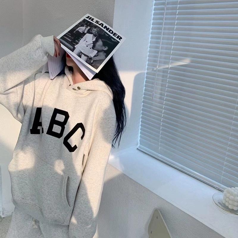 FOGESSENTIALSZONE Staffel 7 ABC Hoodie: Trendiges Unisex-Sweatshirt im lockeren Schnitt