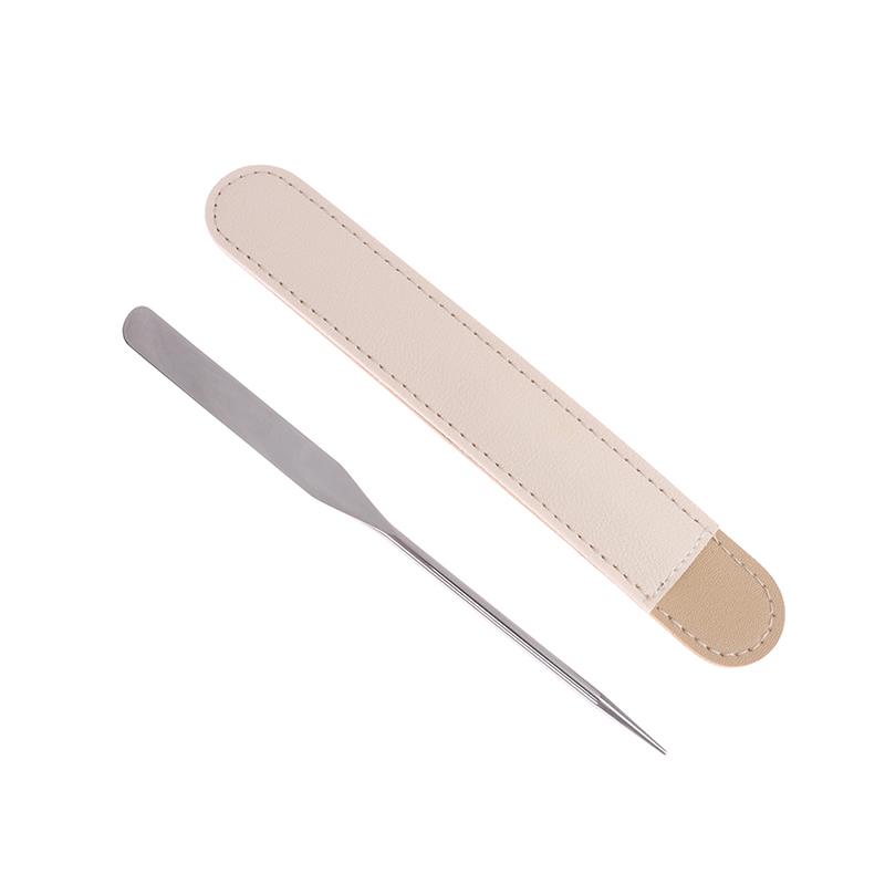 1Set Stainless Steel Dual Heads Makeup Toner Spatula Mixing Stick Foundation Cream Mixing Tool Cosmetic Make Up Tool