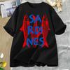 Sardines Graphic Tee Trendy Fish Printed Women's T-Shirt Summer Loose Short Sleeves Fashionable Comfortable Versatile Leisure Cotton T-shirt