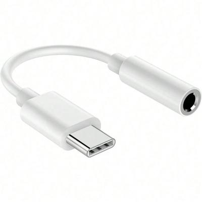 Typ-C-auf-3,5-mm-Klinkenbuchse-Adapter, USB-C-zu-Aux-Audio-Dongle-Kabel, Kompatibel mit 16 Pro