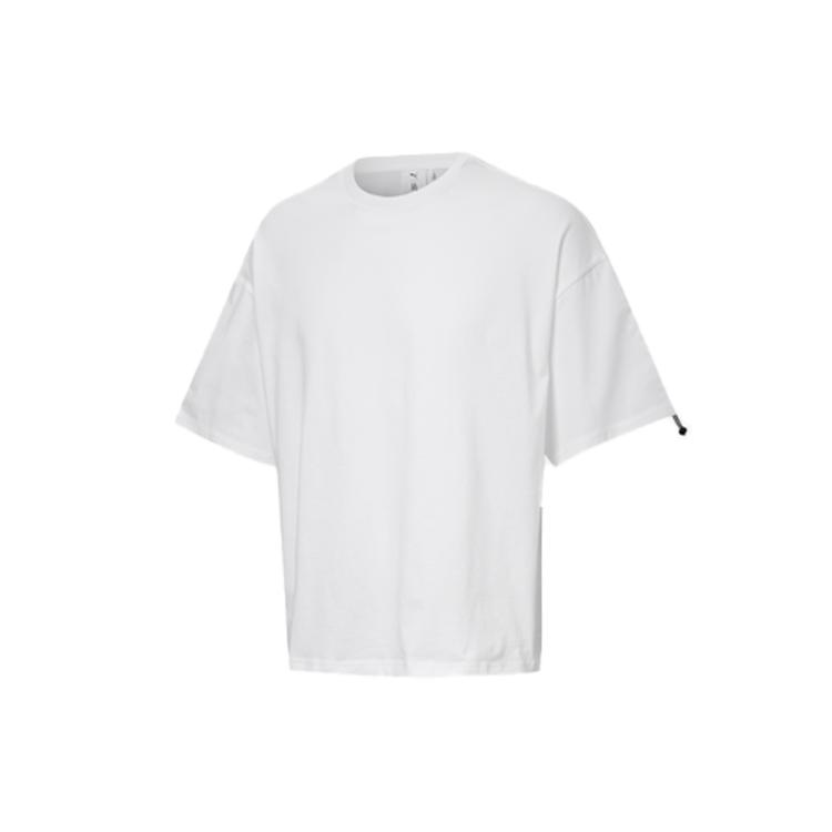 Puma Sports Short Sleeve T-Shirt Unisex Tops White 59901802