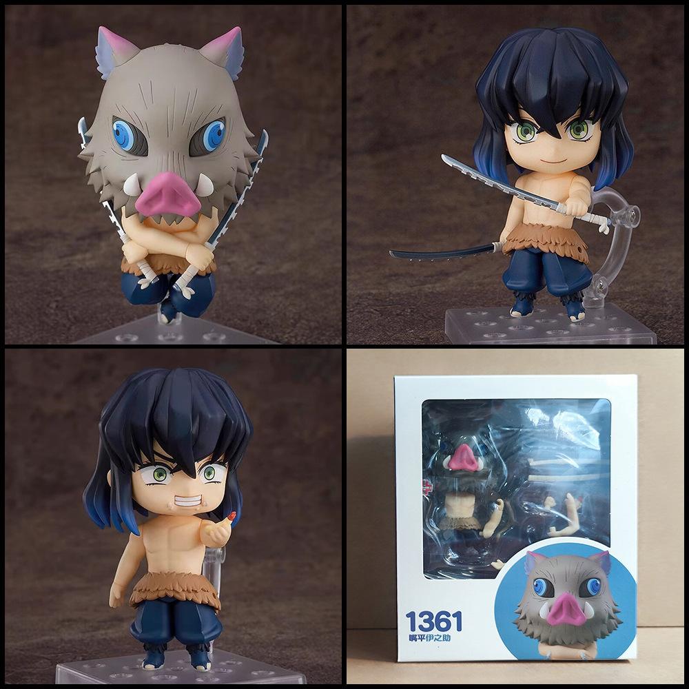 Demon Slayer Anime Figure Akaza Action Swappable Faces Movable Joints 2112 Articulated Poseable Detailed Scale Collectible