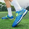 Blauer Rasen Herren Fußballschuhe Outdoor Rutschfeste Fußballschuhe Für Herren Original Leichte Futsalschuhe Mann chaussures de foot