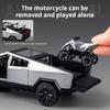 1:36 Cybertruck Speelgoed Off-Road Voertuig Die-Cast Modelauto Strandmotorfiets Hobby Verzamelsieraad Verjaardagscadeau Voor Jongen