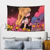 Sailor Moons Cutecore Tapestry Wall Hanging Blanket Tapestry Home Decor Items Wall Decorations