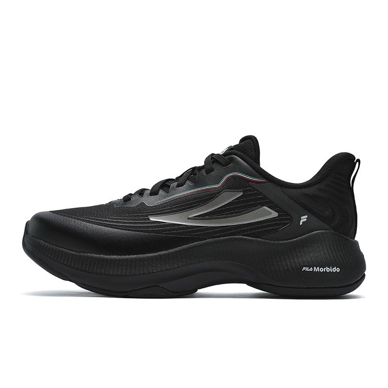 New FILA Durable Breathable Low Top Running Shoes Women's Black A12W441117FBK