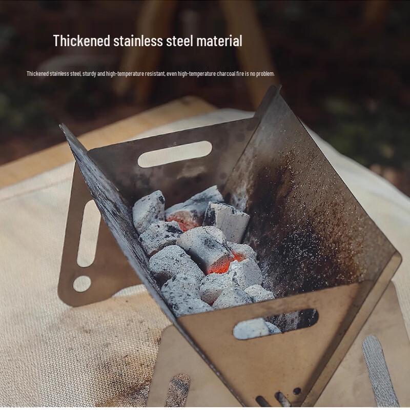 Zhishi Portable Camping Charcoal Grill