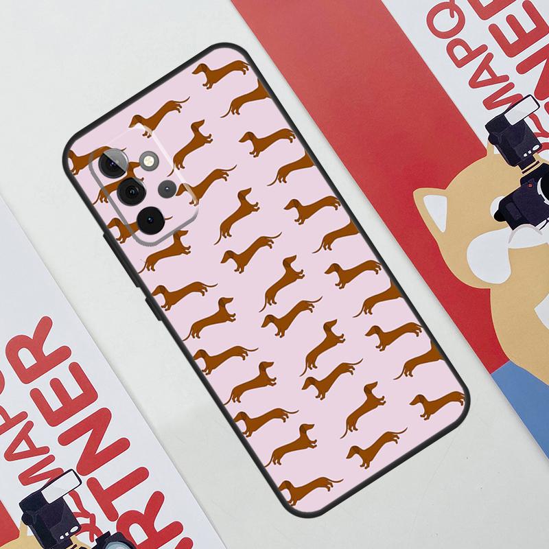 Cute Dachshund Dog Hot Case For Samsung Galaxy A06 A16 A36 A56 A55 A35 A33 A53 A13 A23 A17 A54 A34 A14 A52 A32 A15