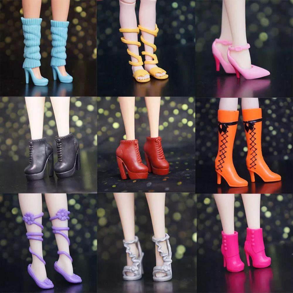 

2.2~2.4cm Length Foot 30cm Doll Shoes Plastic Doll Colorful Shoes Doll Accessories