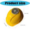 Adjustable Safety Helmets High Strength Railway Rechargeable Protective Helmets for Use In Heat Intensive Jobs