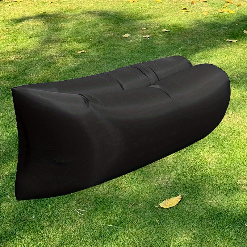 

Быстро надуваемый портативный надувной диван-кровать - 440,92 фунта, прочный шезлонг для кемпинга на открытом воздухе, легкий и компактный для пляжа, походов и путешествий 1pc чёрный