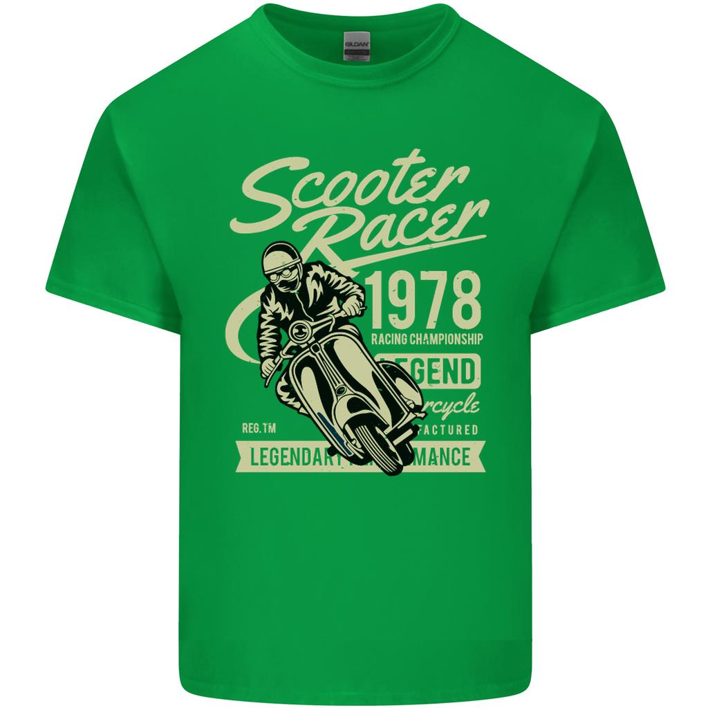 Scooter Racer Legend 1978 Motorbike Unisexs Light Cotton TShirt