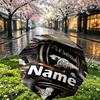 Custom Name Personalized football team Print Umbrella, Auto Open Close, 8‑Rib Sturdy Frame, Commute Camping Hiking Use, Birthday Gift
