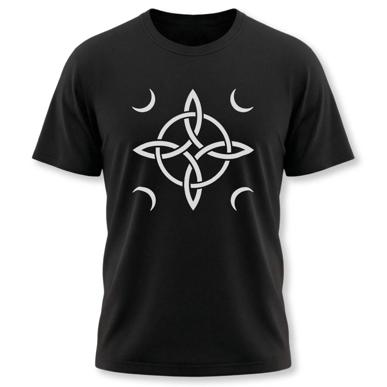 Witch s Knot Moon Goddess T-Shirt | Pagan Witchcraft Unisex Graphic Tee XXL