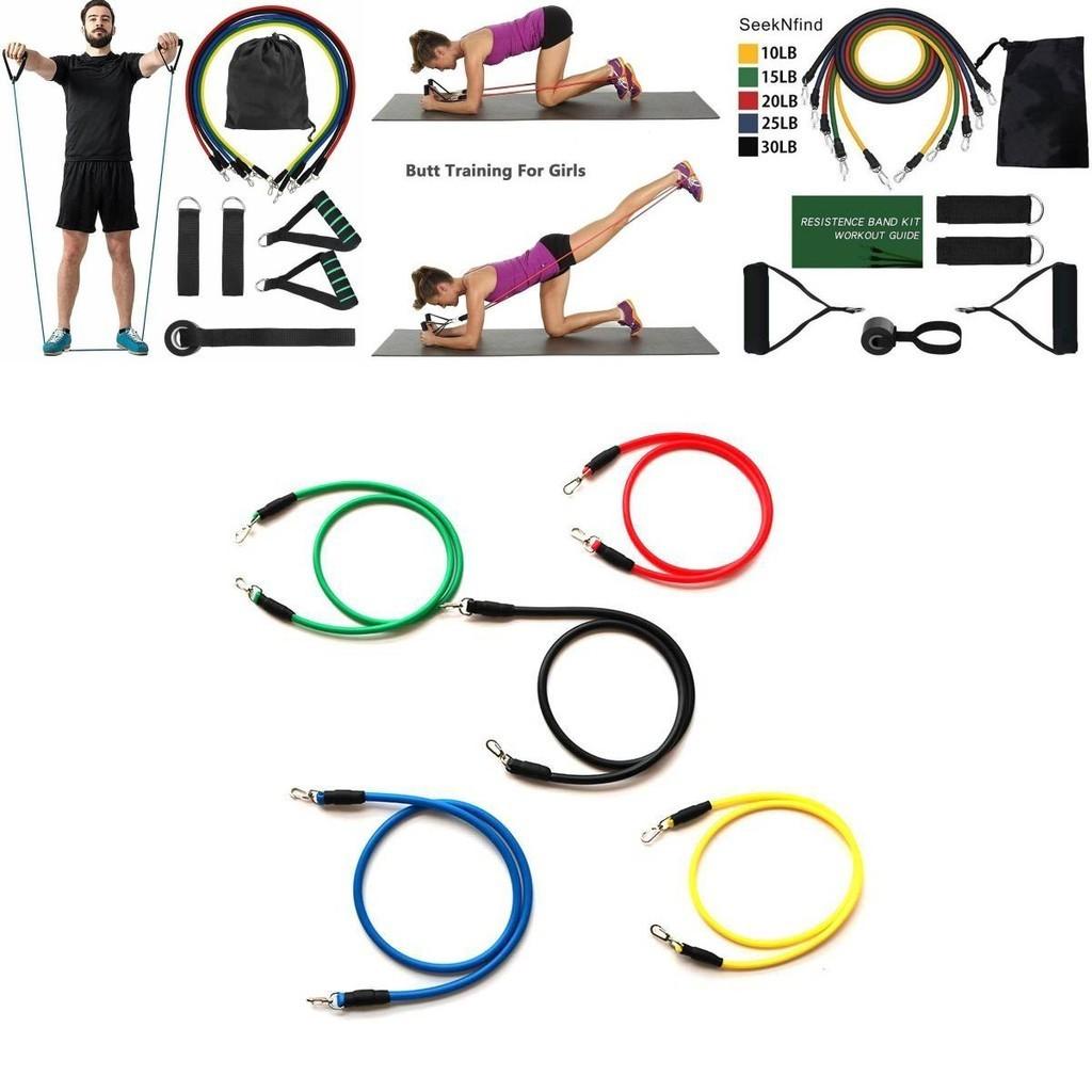 Premium Quality 11pcs/set Resistance Bands For Effective Body Training At Home