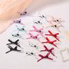 LOVEKIKI 10Pcs Mini Hair Bows Clip Women Girls Y2k Ins Style Dress Up Hair Bangs Clips Party Colorful Ribbon Hairgripes Headwear