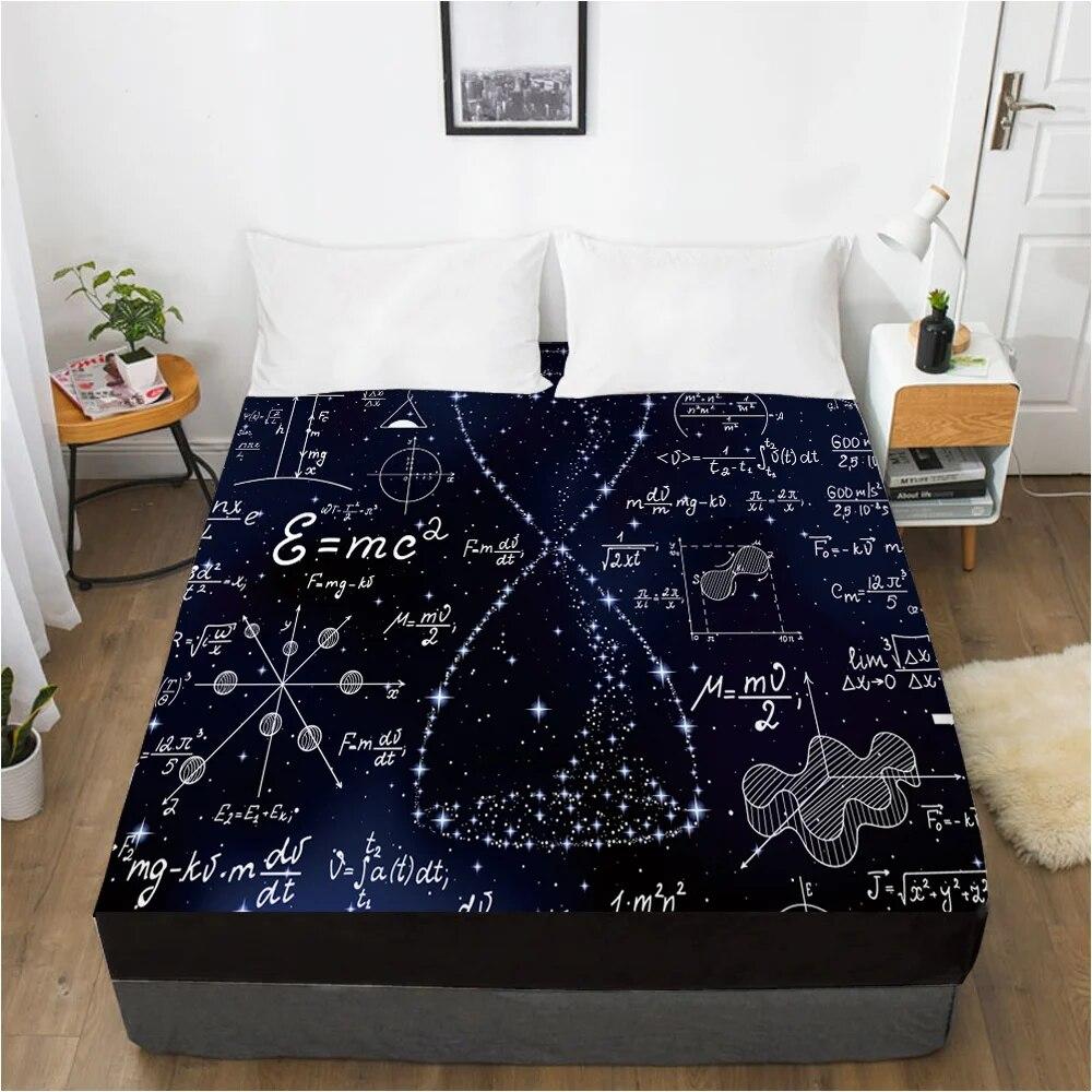 Lenzuolo con angoli lenzuolo con un elastico 150x200/180/200/160x200 Coprimaterasso Copriletto 1 pz Formula geometria