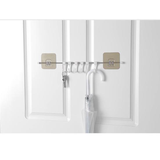 Kreative selbstklebende Badezimmer- und Küchentür-Rückseitenaufhänger, Wandhalterung, Hakenhalter