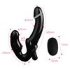 Strapon bez ramiączek 10 prędkości wibrator dildo podwójna wibracja bezprzewodowy zdalny wibrator stymulacja łechtaczki korek analny produkty erotyczne