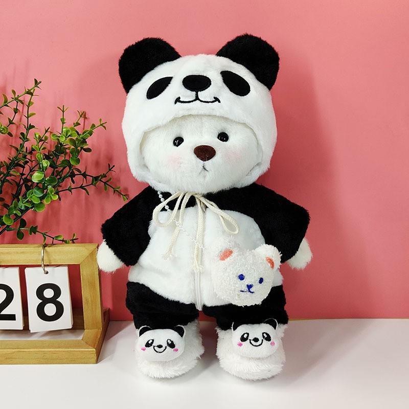 Jucărie de pluș Lina Bear de 30 cm cu pijama de travestit