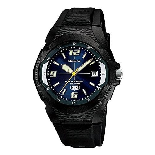 

Casio Watch HD Model MW-600F-2AV Blue Men s Overseas Model