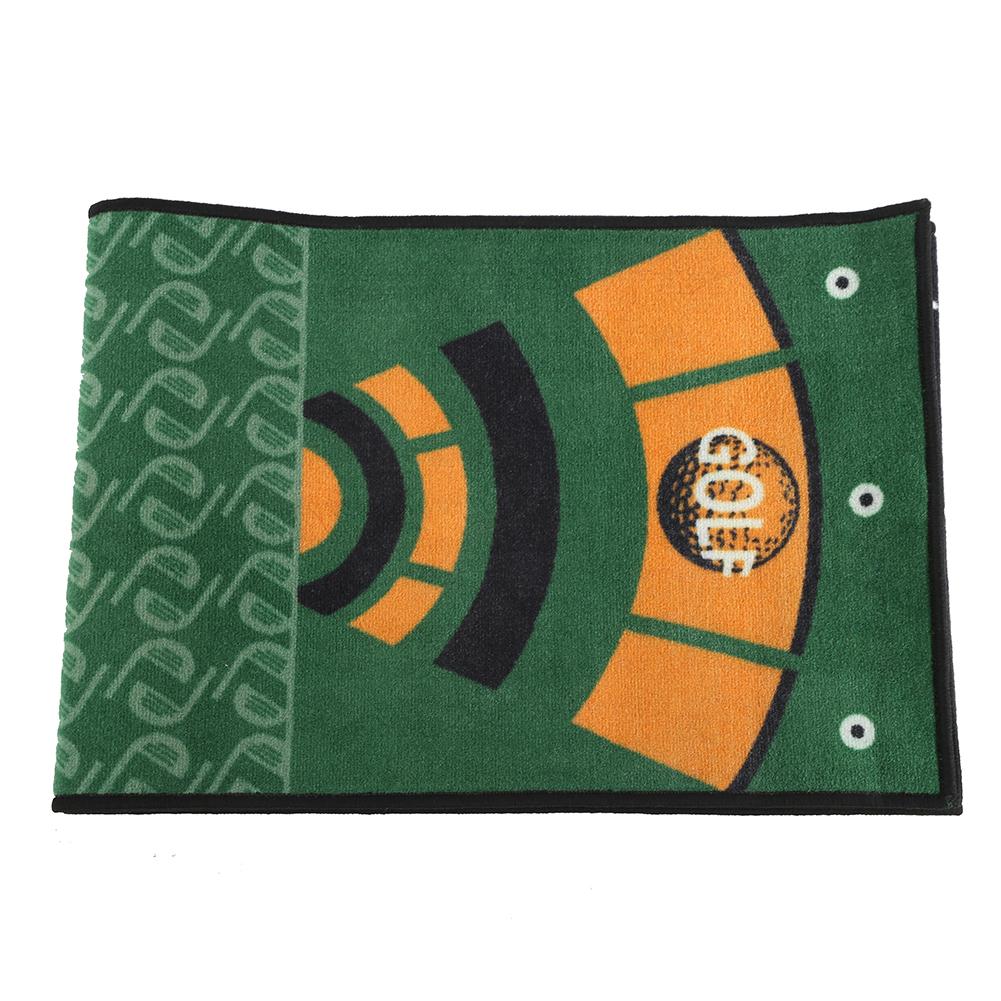 Golfmatte Mini Schiebestock Ballunterlage Putter Übung Divotgabel Trainer Zubehör Maschinenwaschbar