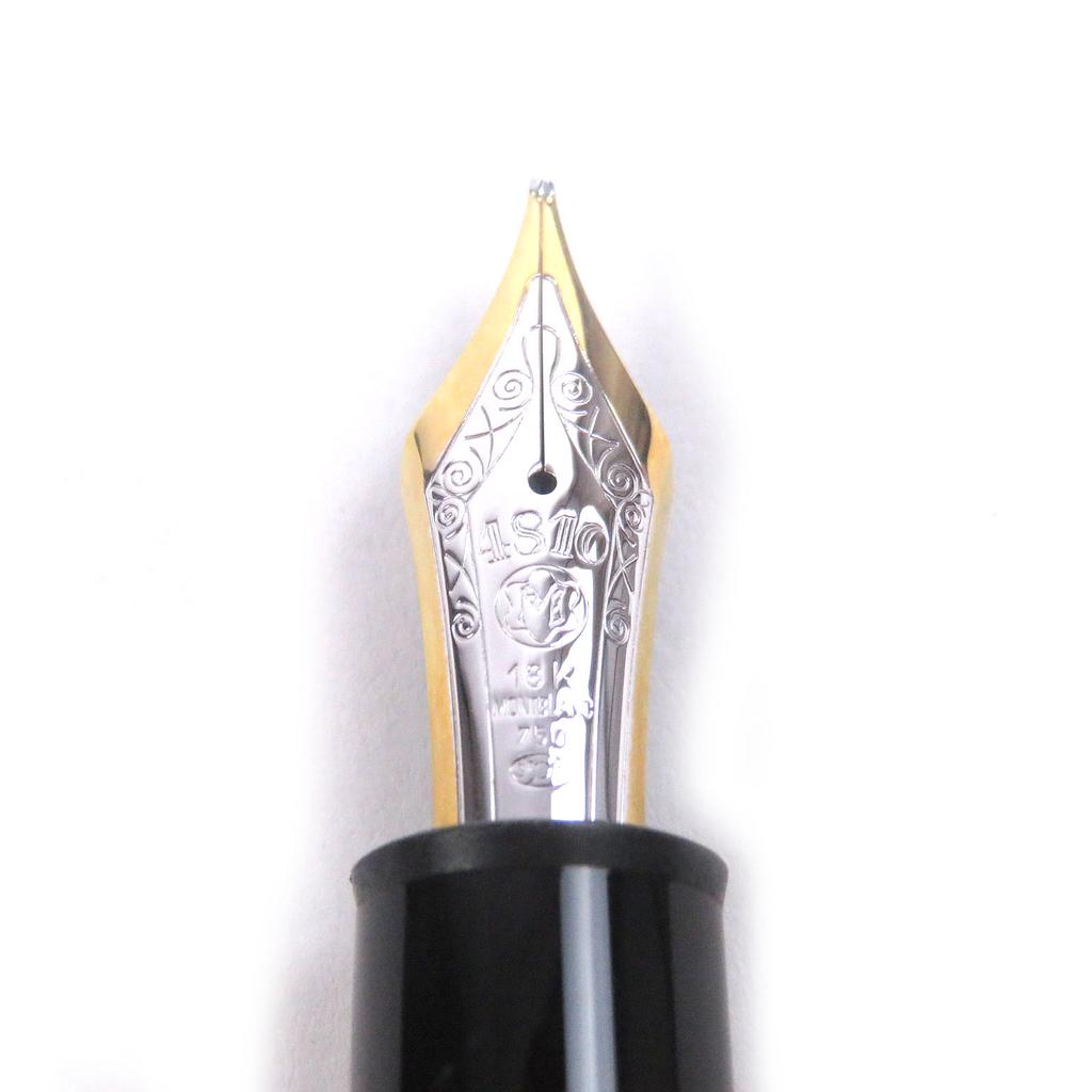 Pristine MONTBLANC fountain pen Meisterstück 149 Cap type black 18K mens Used