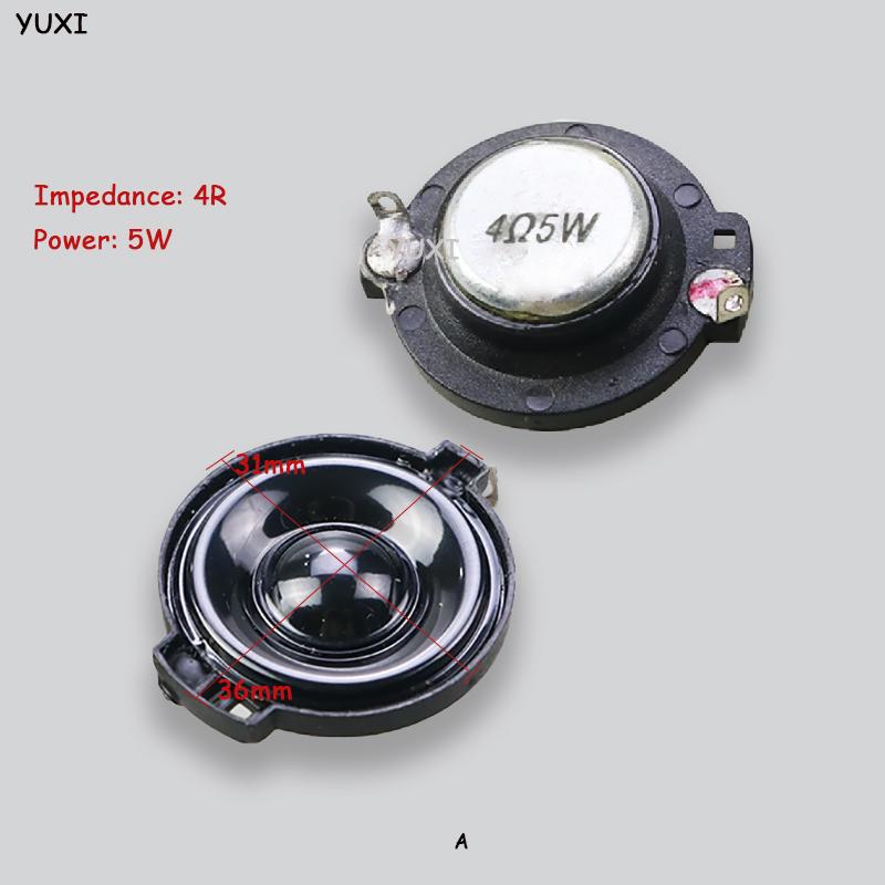 YUXI 2PCS Small High Pitched Speaker For 30mm 31mm 3cm 4 Euro 5W/8W Portable Audio Vibration Mini Speaker