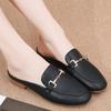 Baotou half slippers flat bottom low heel summer new sandals casual lazy muller