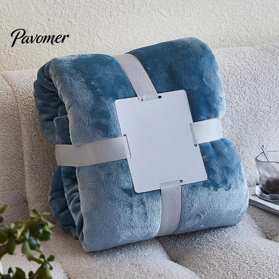 Lightweight Travel Blanket Solid Color Flannel Throw Blanket, Plush for Bed, Foldable Sofa, Couch, Soft Fuzzy Nap Sleeping All Seasons
