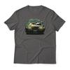 Dark Smokey Muscle Car Comic Aesthetic Style Graphic T-T-Shirt