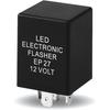 5 Pin LED Flasher Relay, EP27 LED Flasher Relay, Electronic Indicator for Fix Hazard Warn Hyper Blinker, Turn Signal Flasher Compatible with Ford