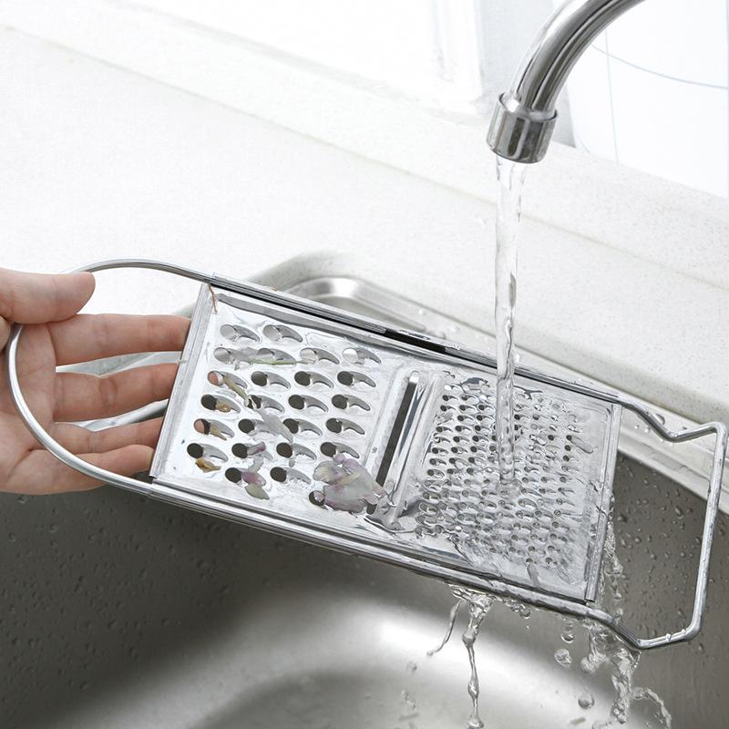 Stainless Steel Vegetable Grater Portable Durable Carrot Cucumber Grater Food Grade Metal Potato Slicer Kitchen Accessories